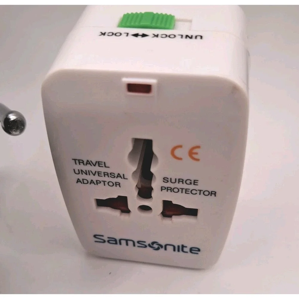 Travel Lot: Luggage Locks & Tags x2, Electrical Adapter, Luggage Scale, Pillow